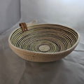 Rope Bowl, Medium, Green Brown & Cream