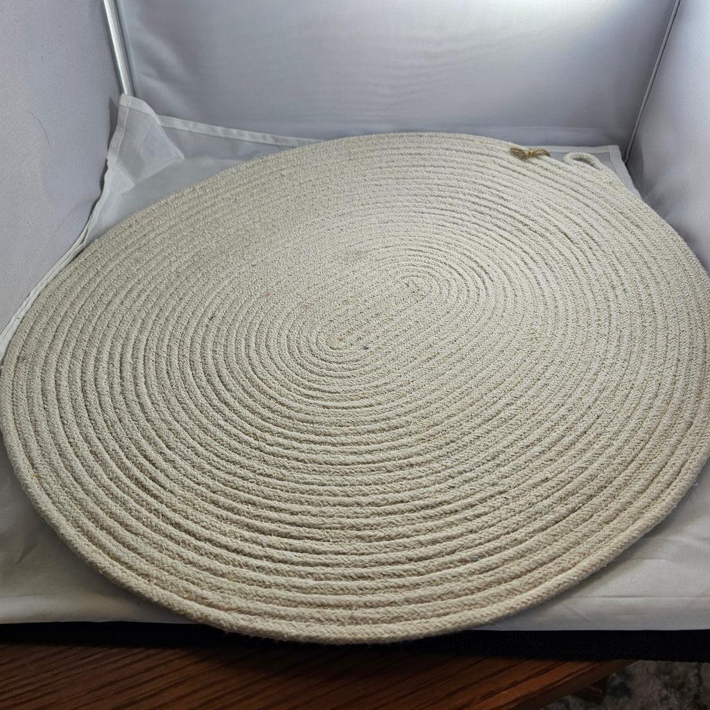 Rope Placemat, Large,Cream