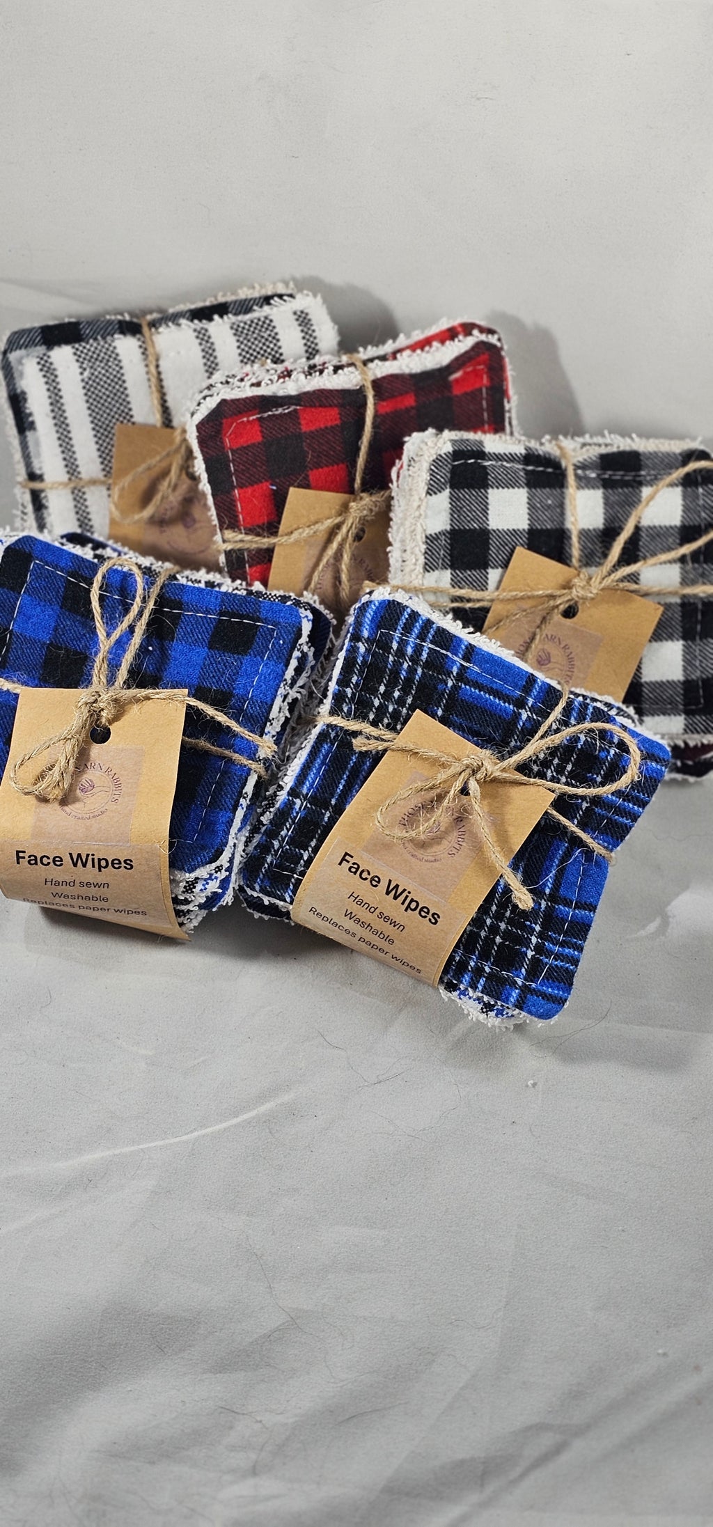 Face Wipe Set of 6, Fabric
