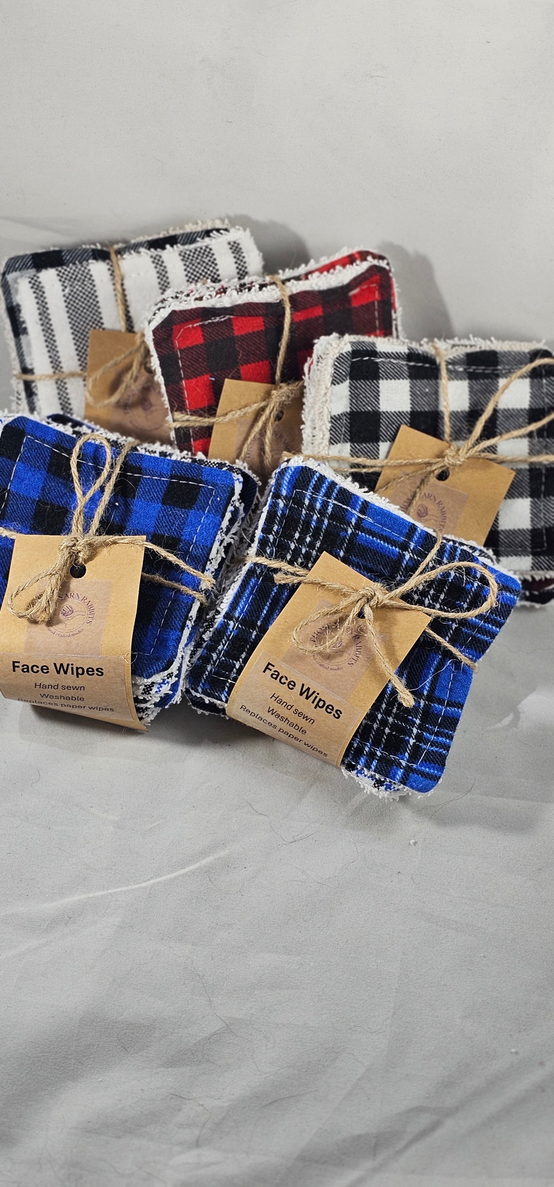 Face Wipe Set of 6, Fabric