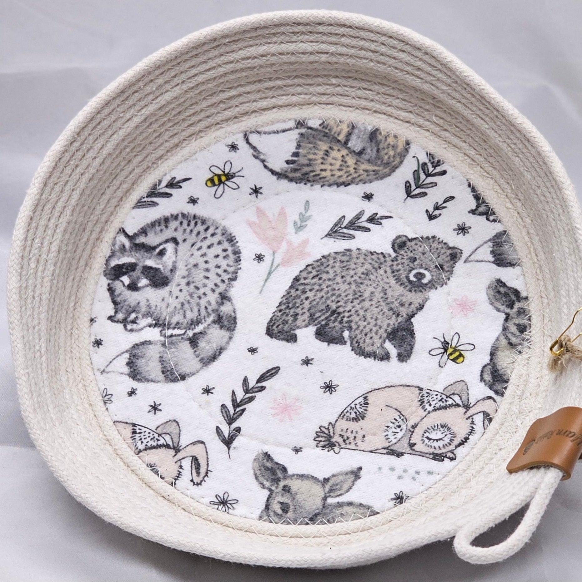 Rope Bowl, small - Fall Animals