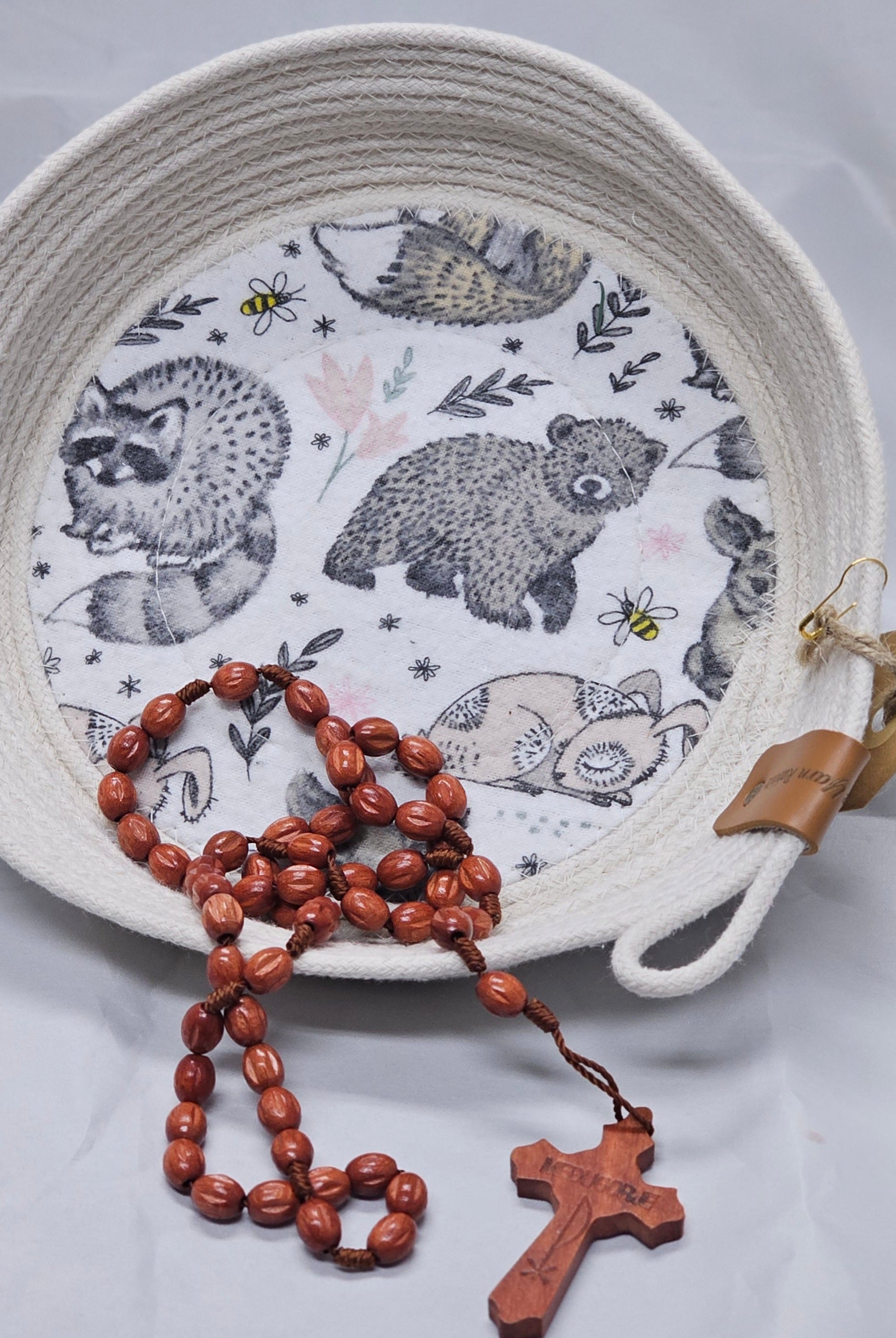 Rope Bowl, small - Fall Animals