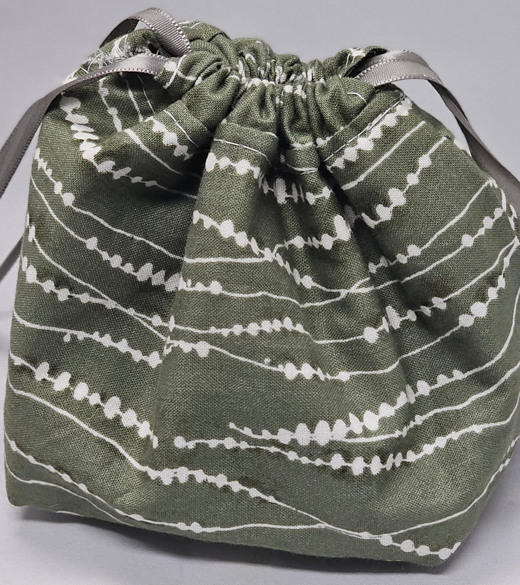 Make up Jewelery drawstring  bag, small size