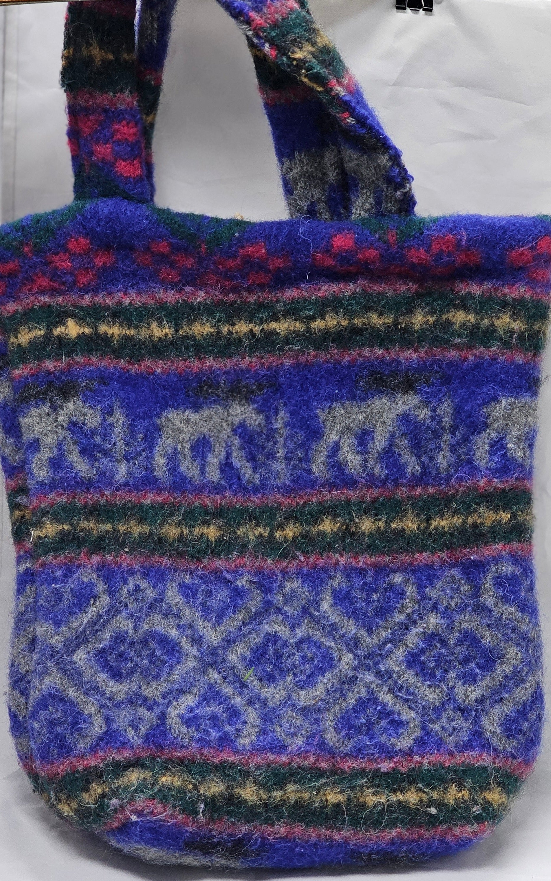 Recycled Sweater Felted Tote Bag